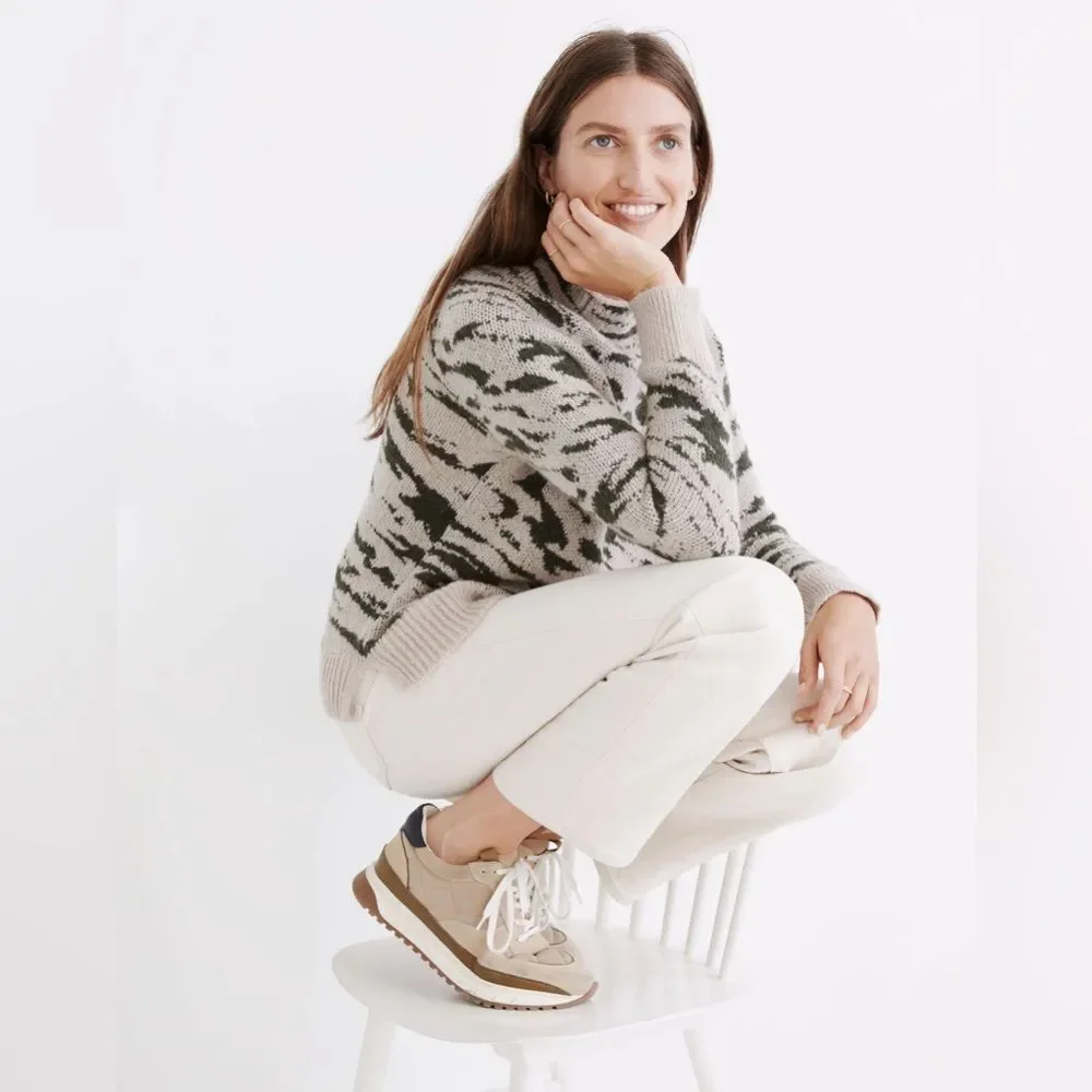 Madewell sweater Thornton mock neck pullover sweater